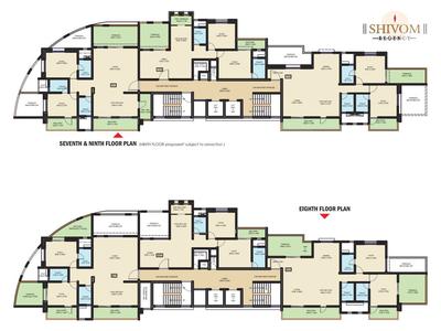 Project Image of 587.0 - 1295.0 Sq.ft 2 BHK Apartment for buy in Space Shivom Regency