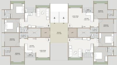 Project Image of 527.97 - 734.53 Sq.ft 2 BHK Apartment for buy in Vaidehi Hills