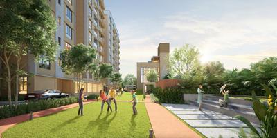 Project Image of 954 Sq.ft 2 BHK Apartment / Flat for sale in Chinar Park for Rs. 13000000