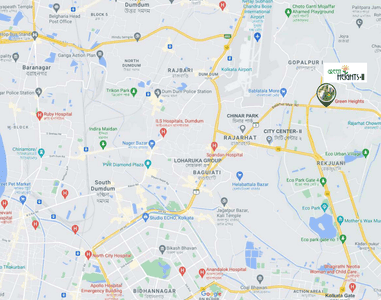 Project Image of 818 Sq.ft 3 BHK Apartment / Flat for sale in Rajarhat for Rs. 9200000