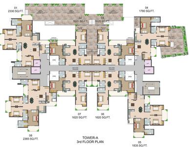 Project Image of 1400 Sq.ft 3 BHK Apartment / Flat for sale in Raj Nagar Extension for Rs. 14000000
