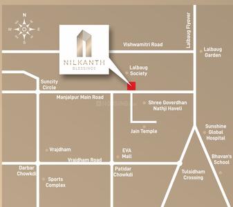 Project Image of 563.6 - 689.11 Sq.ft 3 BHK Apartment for buy in Gopalkrishna Nilkanth Blessings