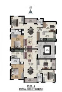 Project Image of 1116.0 - 1141.0 Sq.ft 2.5 BHK Apartment for buy in Pearl Emerald