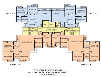 Project Image of 1547.0 - 4608.0 Sq.ft 2 BHK Apartment for buy in Ansal Orchard Greens