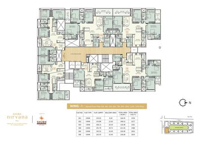 Project Image of 1332.0 - 2433.0 Sq.ft 3 BHK Apartment for buy in Shubh Nirvana