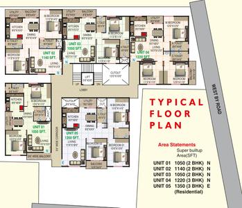 Project Image of 1050.0 - 1350.0 Sq.ft 2 BHK Apartment for buy in Siri Panorama