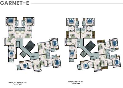 Project Image of 230.0 - 551.0 Sq.ft 1 RK Apartment for buy in The Green Sapphirre