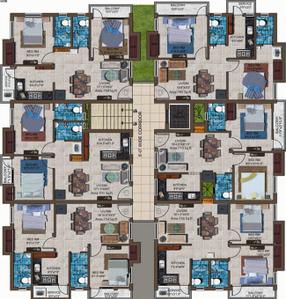 Project Image of 529.0 - 827.0 Sq.ft 1 BHK Apartment for buy in Vijay Raja August