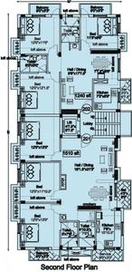 Project Image of 1240.0 - 1510.0 Sq.ft 3 BHK Apartment for buy in Sri Vishwaksena Akshaya Vasantham