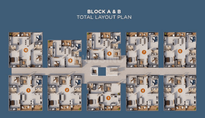 Project Image of 1045.0 - 1358.0 Sq.ft 2 BHK Apartment for buy in RR Aram