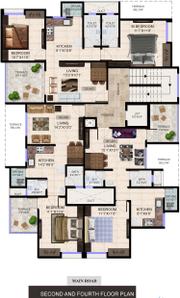 Project Image of 543.69 - 757.24 Sq.ft 1 BHK Apartment for buy in Saanvi Vijayalakshmy Residency