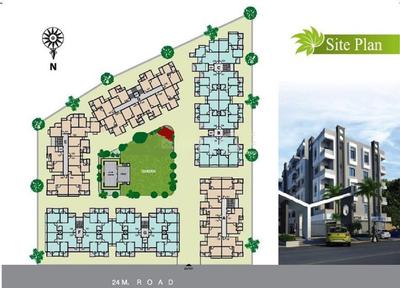 Project Image of 693.0 - 1305.0 Sq.ft 1 BHK Apartment for buy in Swastik Sanand Green Residency