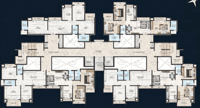 Project Image of 1200 Sq.ft 2 BHK Penthouse for sale in Ghansoli for Rs. 21500000