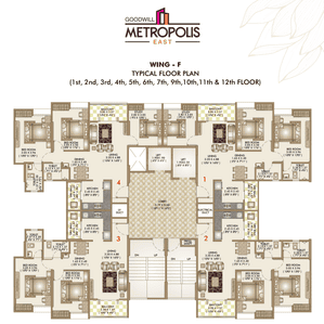 Project Image of 741.0 - 957.0 Sq.ft 2 BHK Apartment for buy in Choice Goodwill Metropolis East