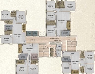 Project Image of 1063.0 - 2301.0 Sq.ft 2 BHK Apartment for buy in Oswal Orchard County