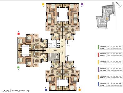 Project Image of 982.0 - 1333.0 Sq.ft 2 BHK Apartment for buy in Akshaya Today