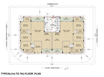 Project Image of 1977.98 - 2000.58 Sq.ft 4 BHK Apartment for buy in Golden 10