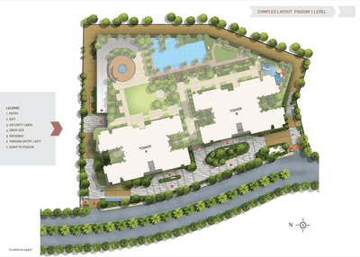 Project Image of 3011 Sq.ft 3 BHK Apartment / Flat for sale in Sector 128 for Rs. 71000000