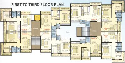 Project Image of 555.0 - 725.0 Sq.ft 1 BHK Apartment for buy in Vedant Vatika