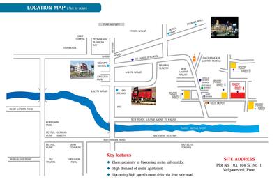 Project Image of 543.69 - 714.94 Sq.ft 1 BHK Apartment for buy in Percept Bounty 3