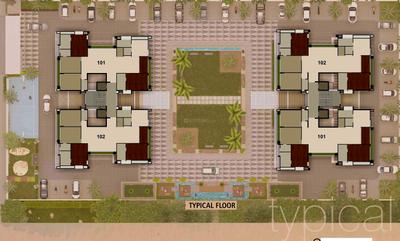 Project Image of 3050.0 - 3740.0 Sq.ft 4 BHK Apartment for buy in Shreepad Anantta