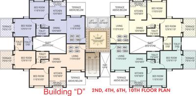 Project Image of 723.0 - 859.0 Sq.ft 2 BHK Apartment for buy in Waghere Manikbaug Orchid Building D E F