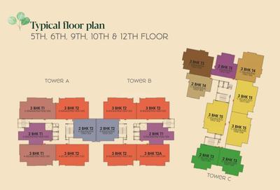 Project Image of 1248.32 - 1889.34 Sq.ft 2 BHK Apartment for buy in Times Residency