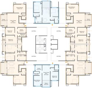 Project Image of 577.81 - 998.68 Sq.ft 2 BHK Apartment for buy in Manas Lake City Phase 1