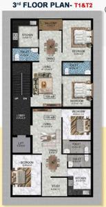 Project Image of 0.0 - 1100.0 Sq.ft 2 BHK Apartment for buy in Anugragha SS Paradise