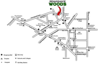 Project Image of 1525.0 - 1800.0 Sq.ft 3 BHK Apartment for buy in Renaissance Woods 2