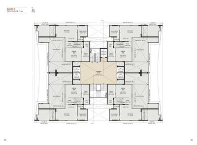 Project Image of 1363.68 - 3033.27 Sq.ft 3 BHK Apartment for buy in The Sparkle