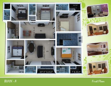 Project Image of 488.0 - 1200.0 Sq.ft 2 BHK Apartment for buy in Sri Srinivasaa SM Adhvika