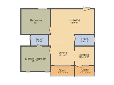 Project Image of 1270.0 - 1770.0 Sq.ft 2 BHK Apartment for buy in Value Valueprop Prime Vivanne