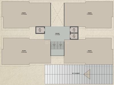 Project Image of 1260.0 - 2050.0 Sq.ft 3 BHK Apartment for buy in Shree Red Coral Hamptons