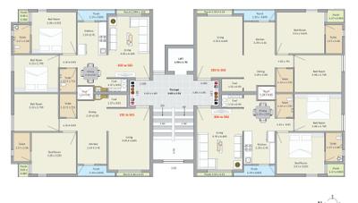 Project Image of 569.95 - 608.81 Sq.ft 2 BHK Apartment for buy in Matru Nandan
