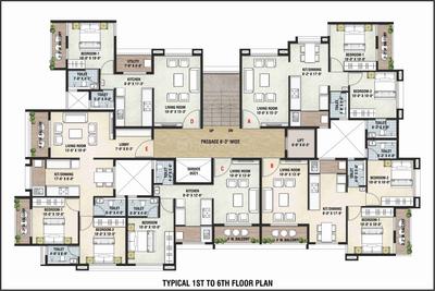 Project Image of 631.0 - 948.0 Sq.ft 1 BHK Apartment for buy in Natures Pride
