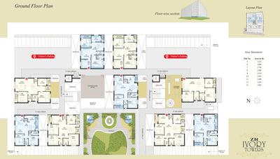 Project Image of 1300.0 - 2180.0 Sq.ft 2 BHK Apartment for buy in ZR Ivory Towers