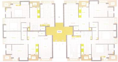 Project Image of 619.0 - 641.0 Sq.ft 2 BHK Apartment for buy in Shreenath Shree Darshan Icon