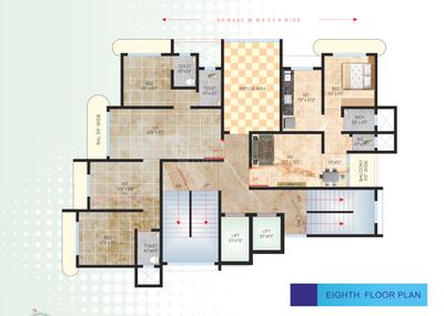 Project Image of 760.0 - 815.0 Sq.ft 2 BHK Apartment for buy in Suman Arcade