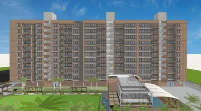 SB Karnavati Riverside Block EFG Elevation 2