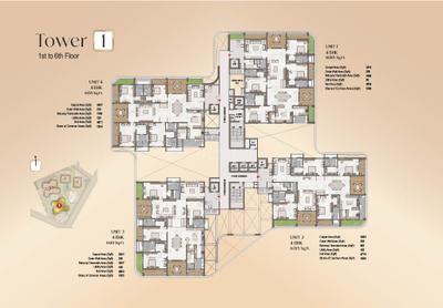Project Image of 6420 Sq.ft 4 BHK Apartment / Flat for sale in Financial District for Rs. 57138000