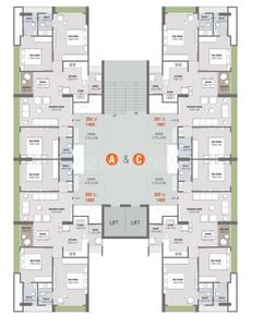 Project Image of 873.81 - 874.89 Sq.ft 3 BHK Apartment for buy in ALT 53 Veltis Respair