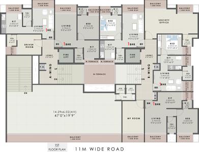 Project Image of 308.71 - 311.62 Sq.ft 1 RK Apartment for buy in Venkatesha Alankar