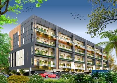 CBS Luxury Builder Floors Elevation 1