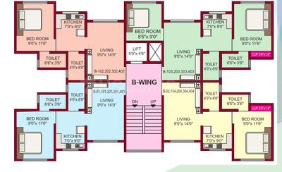 Project Image of 335.0 - 428.0 Sq.ft 1 BHK Apartment for buy in Patil Vrindavan Complex