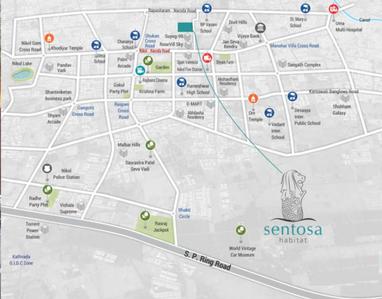 Project Image of 666.0 - 951.0 Sq.ft 2.5 BHK Apartment for buy in Shreenathji Sentosa Habitat