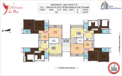 Project Image of 0.0 - 638.0 Sq.ft 2 BHK Apartment for buy in Moraya Le Phoenix