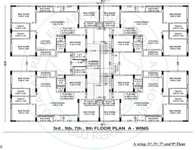 Project Image of 1499.52 - 1533.0 Sq.ft 4 BHK Apartment for buy in Shivom Fortune Vistara