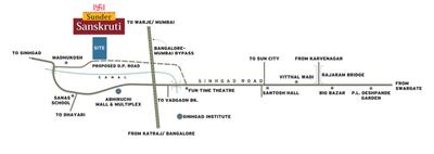 Project Image of 1285 Sq.ft 2 BHK Apartment / Flat for sale in Nanded for Rs. 12999999