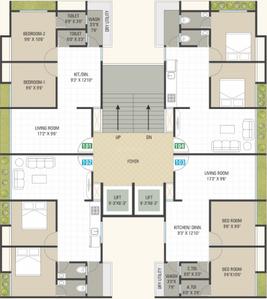 Project Image of 521.0 - 548.0 Sq.ft 2 BHK Apartment for buy in Jivandeep Swastik Pride